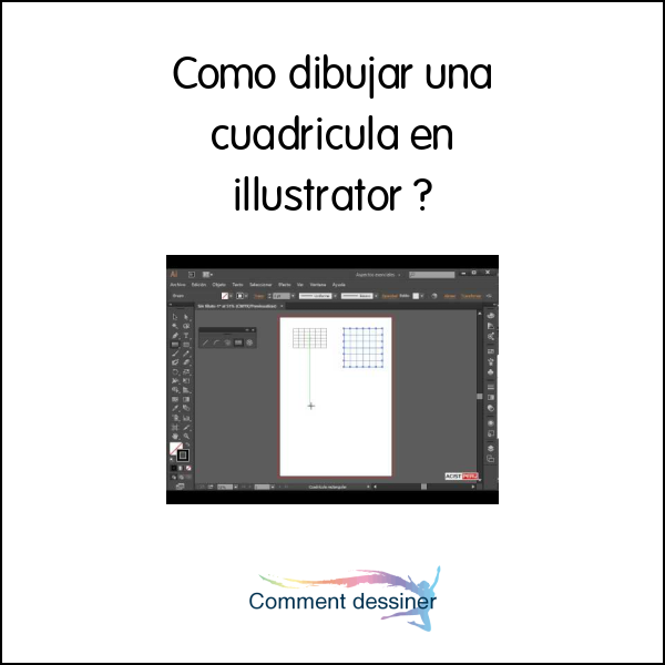 Como dibujar una cuadricula en illustrator